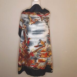 Sun Kyung SA Pheasant Duck Large Scarf Wrap